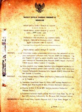 Nomor 226 Tahun 1989 Tentang Pembentukan Team Pelaksana dan Kelompok Kerja Program, Pembangunan P...