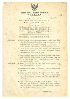 Nomor 186 Tahun 1988 Tentang Pengesahan Daftar Susunan Panitia Pengawas Pemilihan Kepala Desa Di ...