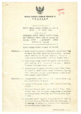 Nomor 155 Tahun 1988 Tentang Pengesahan Daftar Susunan Panitia Pengawas Pemilihan Kepala Desa Di ...