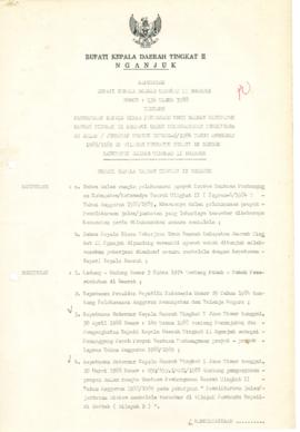 Nomor 136 Tahun 1988 Tentang Penunjukan Kepala Dinas Pekerjaan Umum Daerah Kabupaten Dearah Tingk...