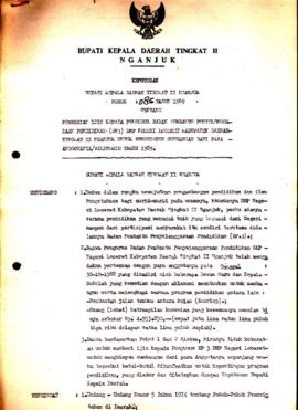 Nomor 086 Tahun 1989 Tentang Pemberian Ijin Kepada Pengurus Badan Pembantu Penyelenggaraan Pendid...