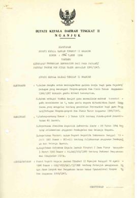 NOMOR 136 TAHUN 1986 TENTANG KETETAPAN PEMBERIAN HONORARIUM BAGI PEJABAT/PETUGAS PROYEK NON FISIK...