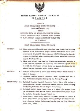 Nomor 183 Tahun 1989 Tentang Penunjukan Ketua dan Anggota Tim Supervisi Proyek Bantuan Peningkata...