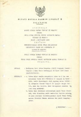 NOMOR 047 TAHUN 1986 TENTANG PENYELENGGARAAN APPEL BESAR PEMBANGUNAN MENYONGSONG TAHUN KE 3 REPEL...