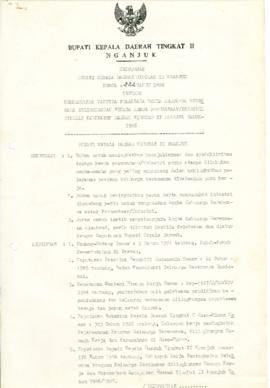 NOMOR 222 TAHUN 1986 TENTANG PEMBENTUKAN PANITIA PELAKSANA LOMBA KELUARGA BERENCANA DILINGKUNGAN ...