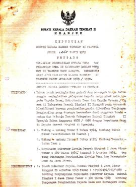 Nomor 245 Tahun 1989 Tentang Tunjangan Penghasilan Kepala Desa Dan Perangkat Desa Di Kabupaten Da...