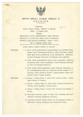 Nomor 241 Tahun 1988 Tentang Pembentukan Panitia Penyelenggara Lomba Keluarga Berncana di Lingkun...