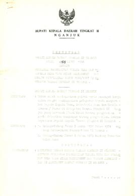 NOMOR 155 TAHUN 1986 TENTANG TUNJANGAN PENGHASILAN KEPADA DESA DAN PERANGKAT DESA YANG TIDAK BERB...
