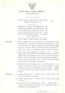 Nomor 009 Tahun 1990 Tentang Pembentukan Panitia Penyelenggaraan Peningkatan Kemampuan dan Ketera...