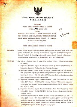 Nomor 072 Tahun 1989 Tentang Ketetapan Tambahan Lokasi Proyek Pembangunan Pisik Yang Dibiayai Dar...