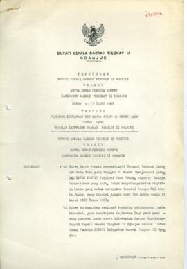 Nomor 039 Tahun 1988 Tentang Pemenang Kejuaraan Tri Lomba Juang 11 Maret 1966 Tahun 1988 Tingkat ...