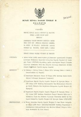 Nomor 086 Tahun 1988 Tentang Penetapan Target Peserta Keluarga Berencana Baru dan Peserta Keluarg...