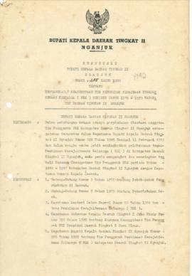 Nomor 255 Tahun 1988 Tentang Pengangkatan Keanggotaan Tim Penggerak Pembinaan Kesejahteraan Kelua...