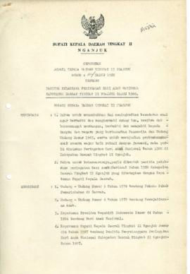Nomor 114 Tahun 1988 Tentang Panitia Pelaksana Peringatan Hari Anak Nasional Kabupaten Daerah Tin...