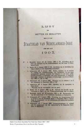 STAATSBLAD 1903 - 1905