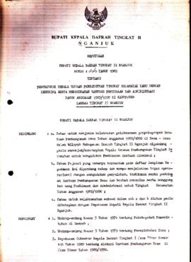 Nomor 240 Tahun 1989 Tentang Penunjukan Kepala Urusan Pembangunan Tingkat Kecamatan Yang Berhak M...