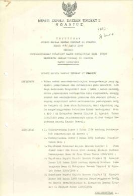 Nomor 031 Tahun 1989 Tentang Penyelenggaraan Pelatihan Kader Pembangunan Desa (KPD) Kabupaten Dae...