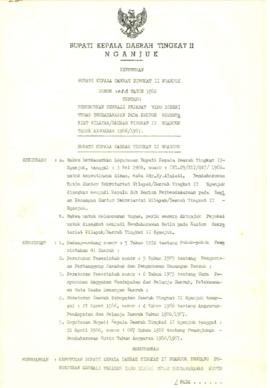 NOMOR 088 TAHUN 1986 TENTANG PENUNJUKAN KEMBALI PEJABAT YANG DIBERI TUGAS BENDAHARAWAN PADA KANTO...