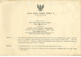 Nomor 029 Tahun 1988 Tentang Penjabaran Anggaran Pendapatan, Kegiatan/Pasal Dan Proyek Anggaran P...