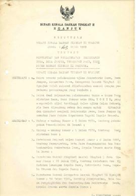 Nomor 163 Tahun 1989 Tentang Penunjukan dan Pengangkatan Sekretaris Desa, Desa Jampes, Kecamatan ...