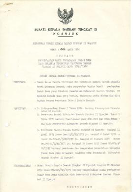 NOMOR 026 TAHUN 1986 TENTANG PENGEMBALIAN HASIL PENDAPATAN PASAR DESA YANG DIKELOLA PEMERINTAH KA...