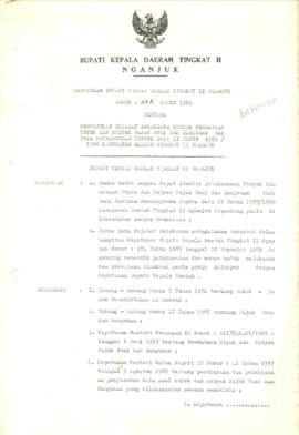 Nomor 332 Tahun 1989 Tentang Penunjukan Pejabat Pelaksana Proyek Pendataan Obyek Dan Subyek Pajak...